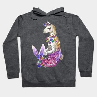 Llama Mermaid Hoodie